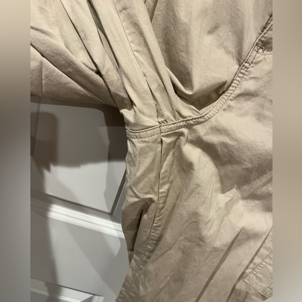 Lee Mid Rise Relaxed Fit Tan Capris Size 22W - Picture 3 of 7